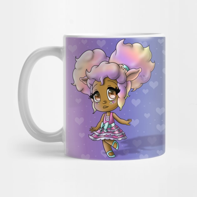 African American Girl with Sheep Ears by treasured-gift